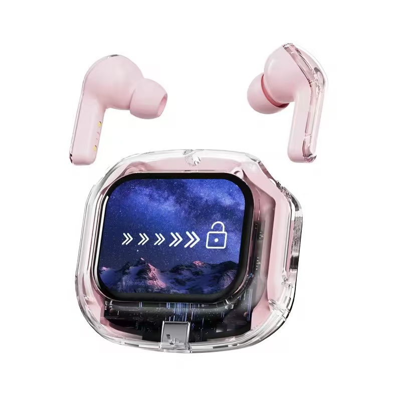 Translation TWS Earphones Headphones Bluetooth LED Battery Screen Long Simultaneous Interpretation Noise Cancelling
